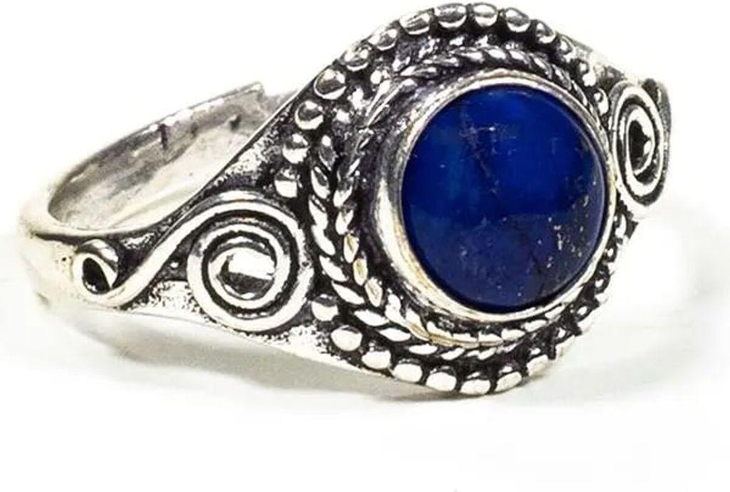 Ring mit Lapislazuli – 1 cm, Packung mit 3 Stück – 1 cm, Packung mit 3 Stück