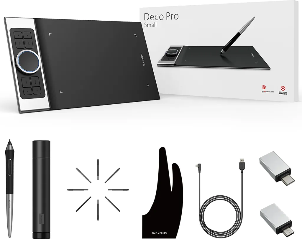 XPPen Deco Pro S Tablette Graphique Professionnelle avec Double Molette - 10