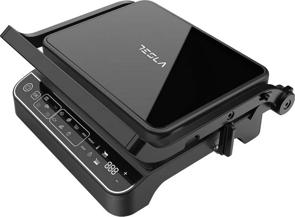 Grill Électrique Intelligent Tesla GR500BG 2000W à Écran LED Tactile