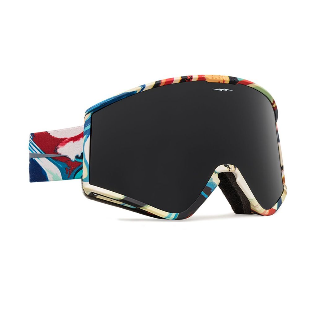 Electric Herren Snowboardbrille KLEVELAND MATTE CAMOBIS , Größe:ONESIZE, Farben:matte stealth blue bird/dark gray