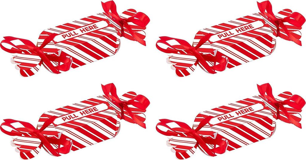 Weihnachtsüberraschungs-Geldbeutel in Bonbonform zum Herausziehen – Geldgeschenkhalter für Kinder und Erwachsene – DIY-Weihnachts-Spardose zu...