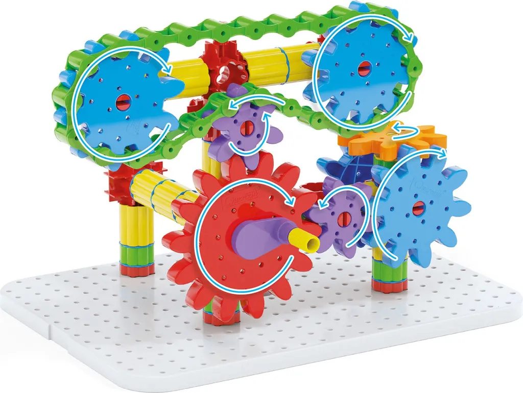 Jeu de Construction Engrenages Kit de Conversion Georello Tech Quercetti - 5