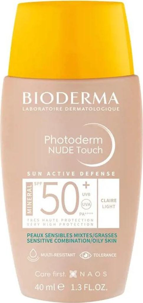 Bioderma Photoderm Nude Tm Spf50+ 40 Ml Produktbild 