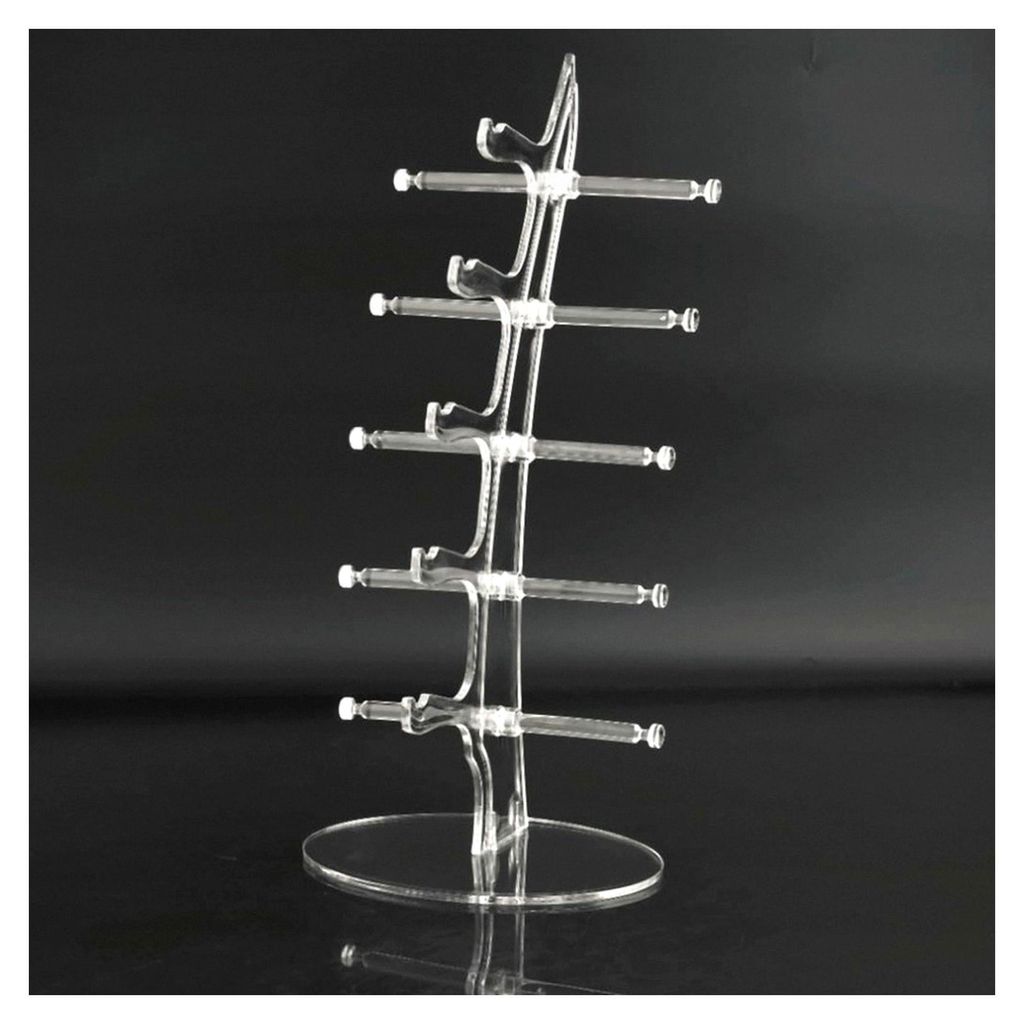 Brillenständer für Rack - Ausstellungsstand für Sonnenbrillen, transparent, 35 x 16 x 12,5 cm