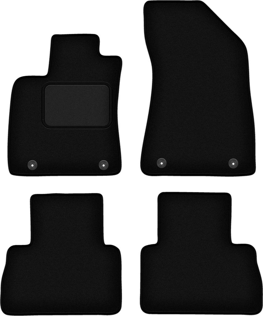 Schwarze Veloursmatten für: MG ZS EV LF Crossover (2019-)