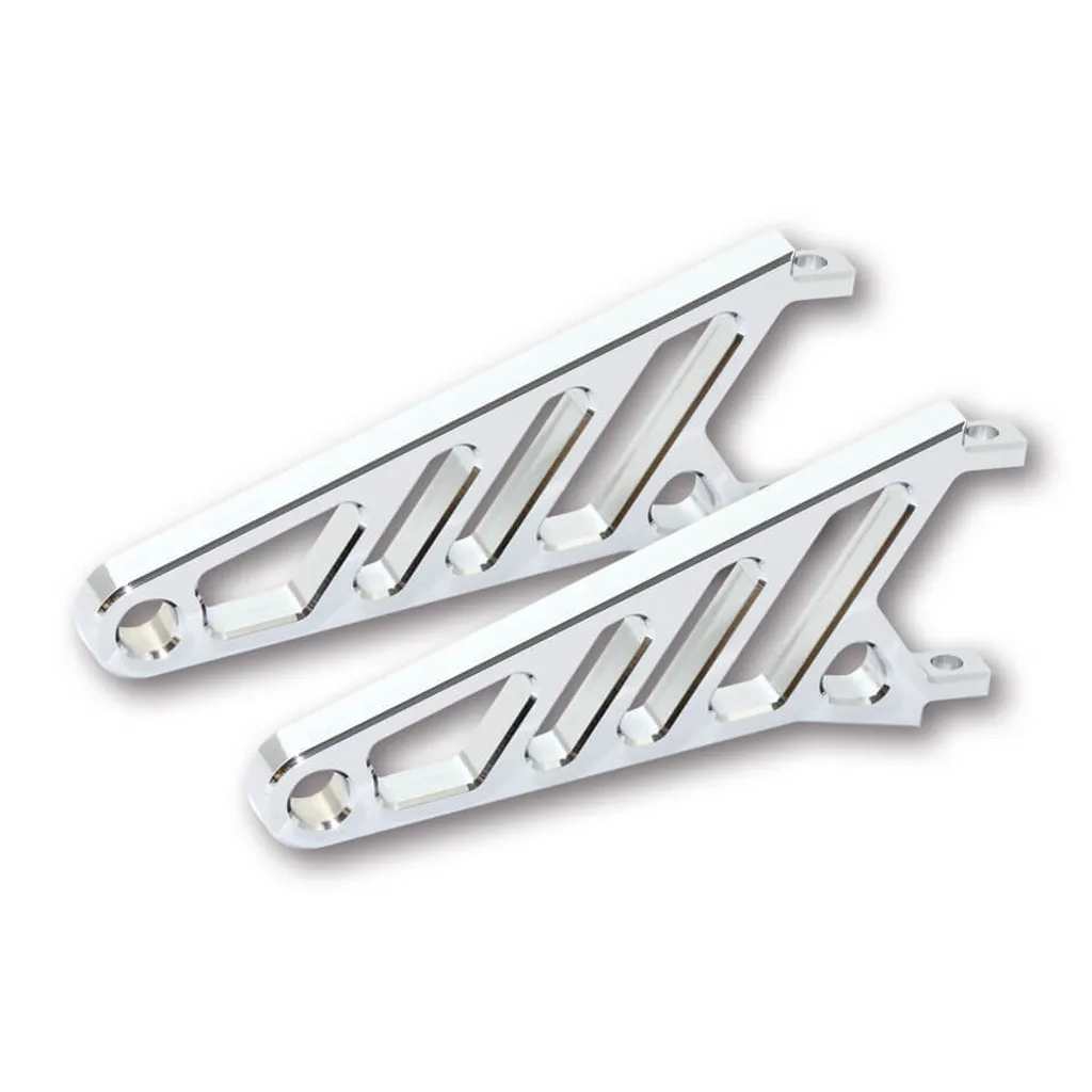 Pattes de fixation phare HIGHSIDER en alu CNC pour fourche de moto 41mm