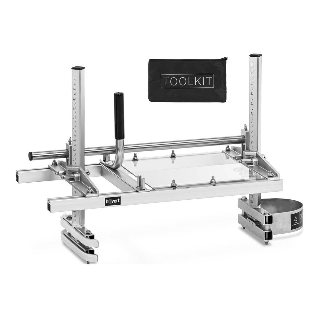 hillvert Mobiles Sägewerk - für Kettensägen bis 60 cm / 24'' - Breite bis 50 cm (20'')