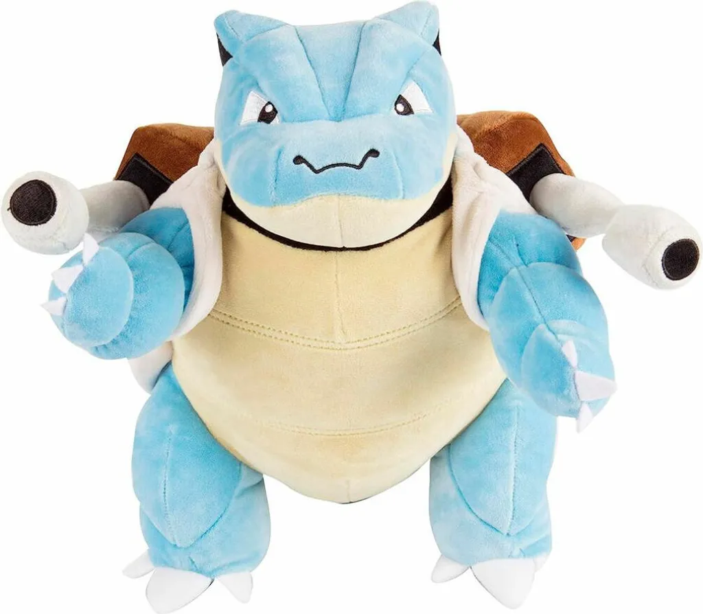 Peluche Blastoise Pokémon 27cm Jazwares - Figurine Tortank Douce Officielle