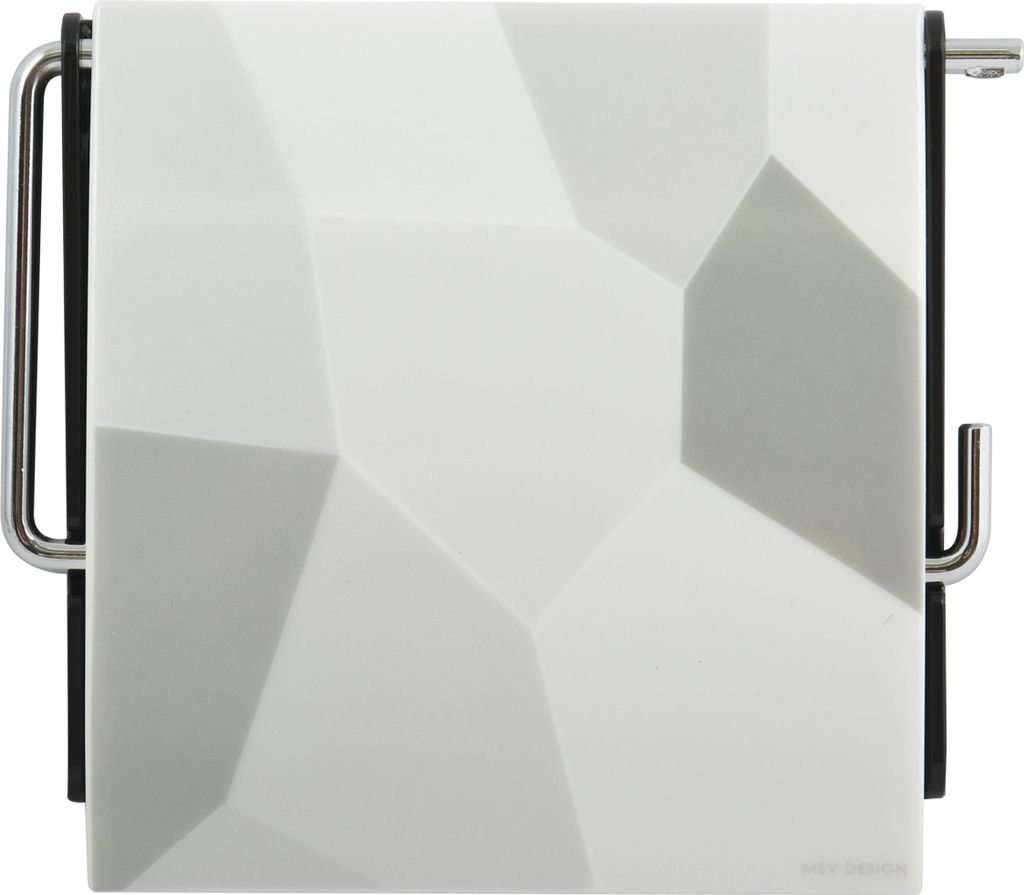 MSV 141922 Origami – Soporte para papel higiénico (poliestireno, multicolor, 30 x 20 x 15 cm, 130 mm, 115 mm, 150 mm