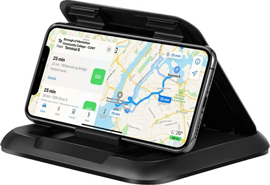 Autotelefonhalterung Armaturenbrett, max. 9,5 cm Telefonbreite, 3-Ebenen-Winkelverstellung