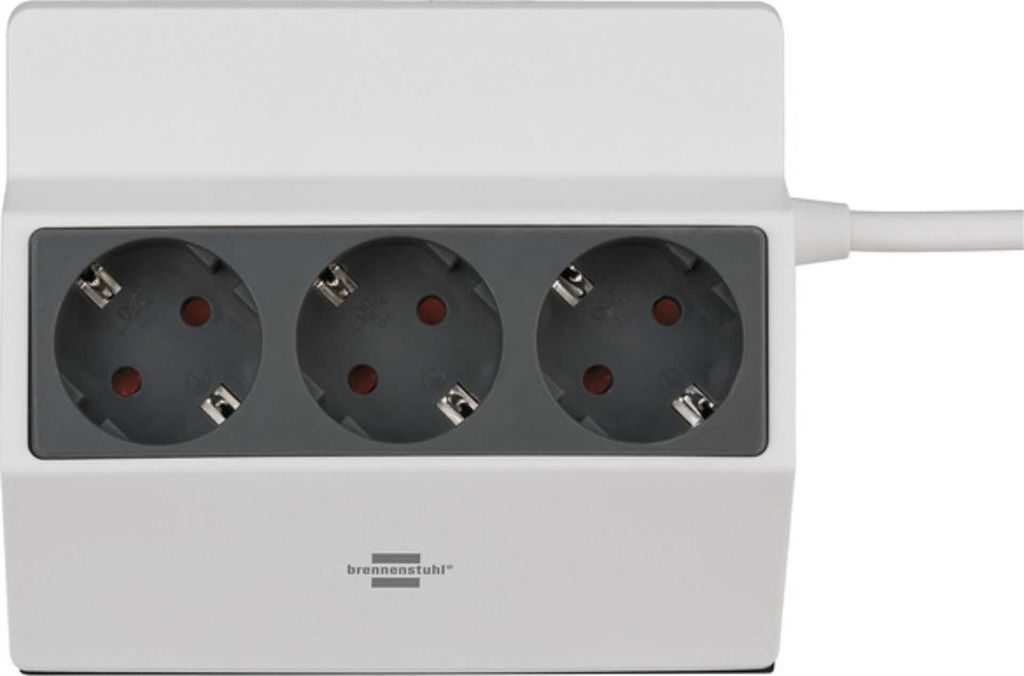 Brennenstuhl 1150070, 3 m, Vnitřní, IP20, Antracit, Bílá, 3 Obrázek produktu 