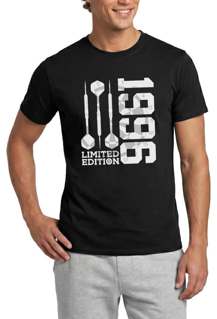 Spreadshirt 30. Geburtstag | Limited Edition 1996 | Dart Männer T-Shirt, S, Schwarz