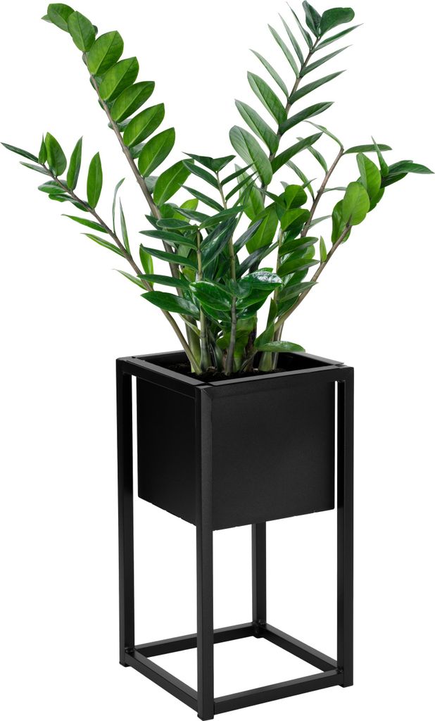 Kwietnik Concove Loft 40 Cm Czarny na taras do domu ogrodu Zdjęcie produktu 