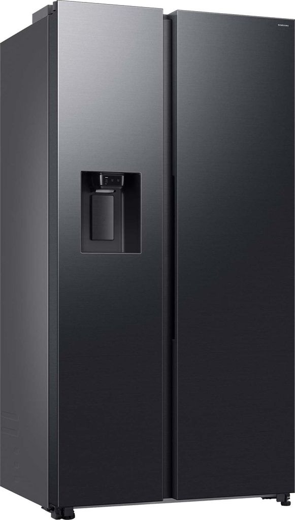 Samsung RS70F67KCFEF Side-by-Side Kühl-Gefrierkombination, AI Kühlschrank mit Gefrierfach, 178 cm, 634 l, Eis-/Wasserspender mit Tank, AI Energy ...
