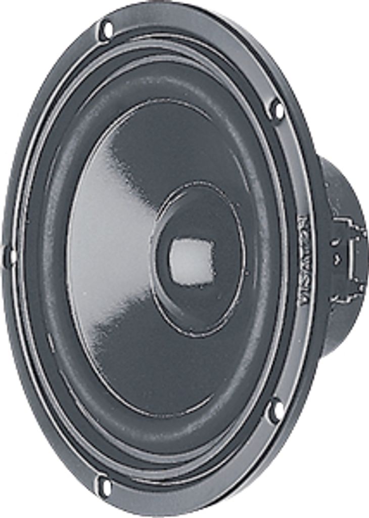 Visaton VS-W130S/8 - Speaker-Driver (50 W, 80 W, 8 Ohm, 39-12000 Hz, Schwarz, 146 mm)