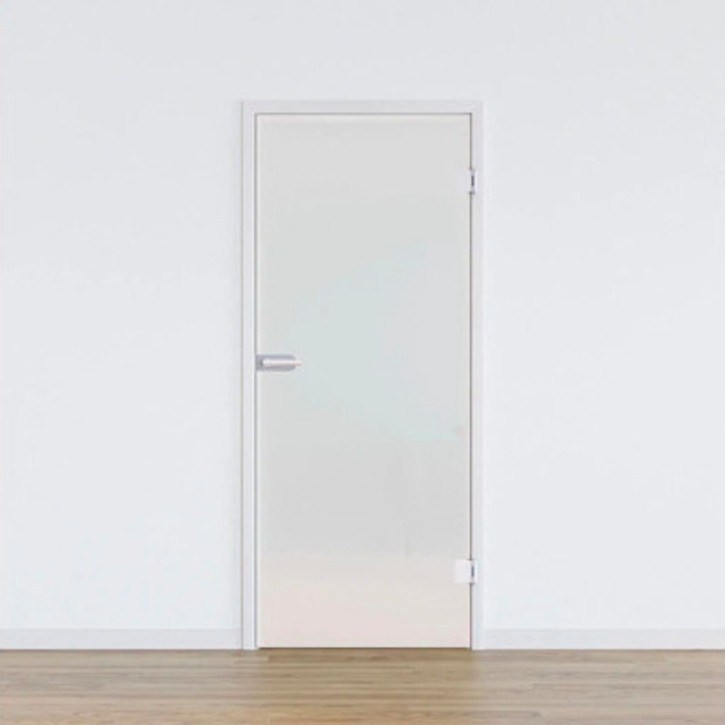 Pertura Glastür Glera Satin 584 x 2097 x 8 mm Rechts für Beschlag Studio Office