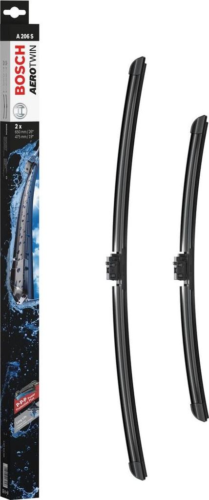 Bosch Essuie-glaces Aerotwin A206S, longueur : 650mm/475mm Image du produit 