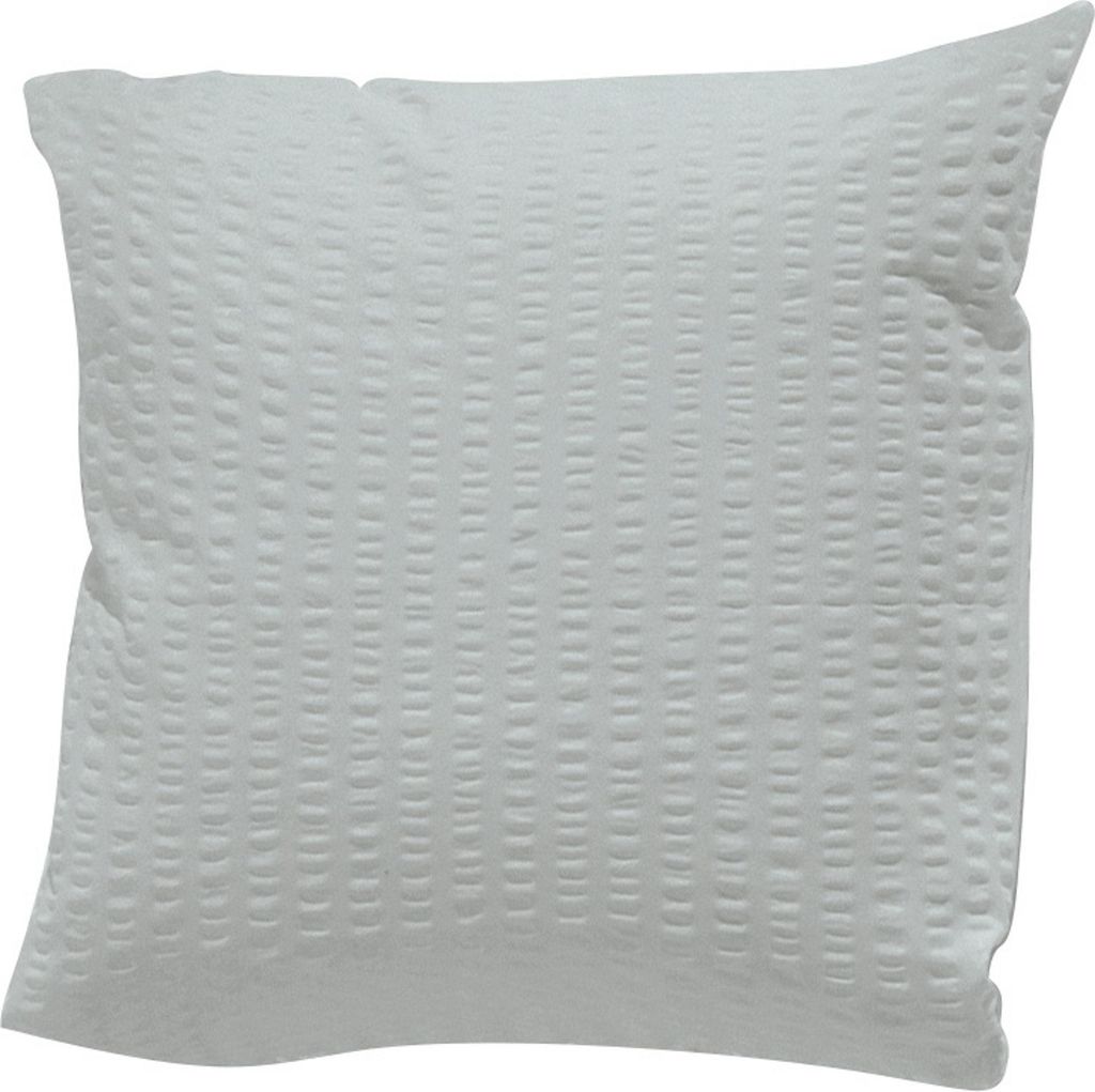 Erwin Müller Kuschelkissenbezug Rosenheim" silber 40x40 cm"