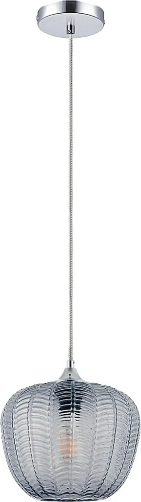 Lampada Moderna Rabalux 3177 Monet Ø235mm E27 Argento e Nero