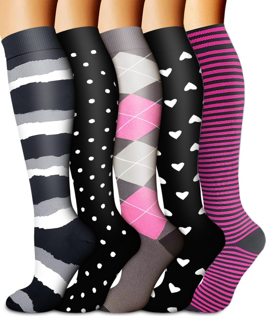 ALSTER HERZ® 5 Paar Damen & Herren Kompressionsstrümpfe Produktbild 