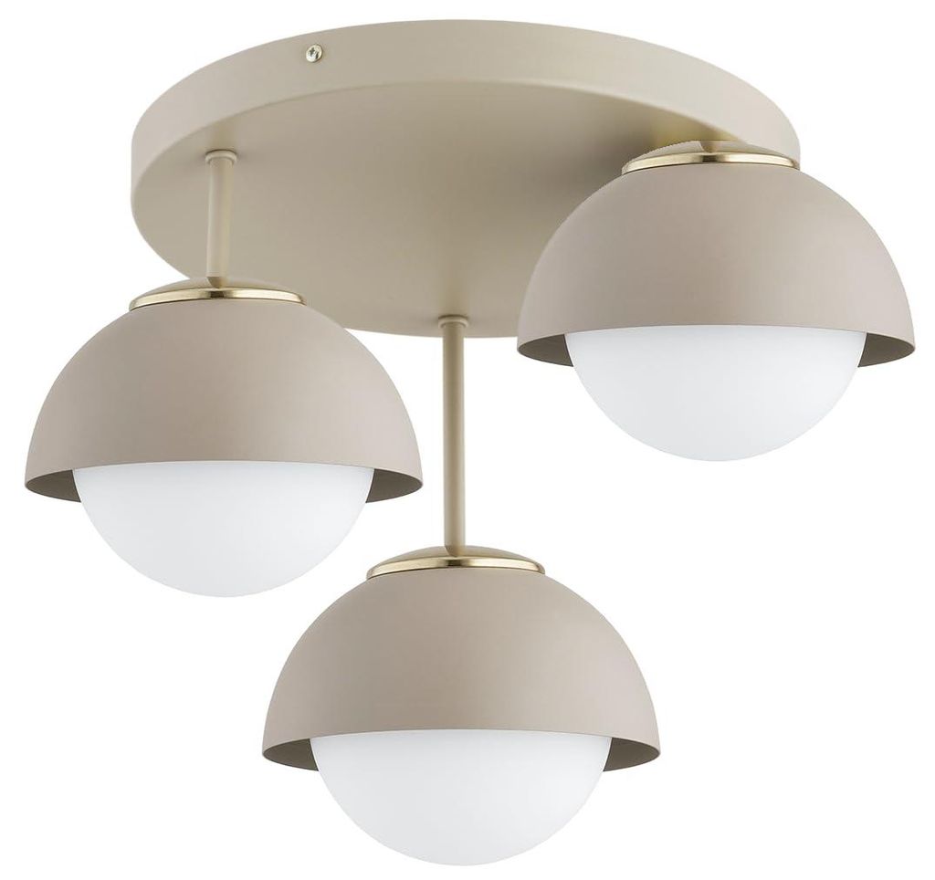 KAR-LIGHTING Deckenlampe 3-flammig Beige – Cosmo Ecru Produktbild 
