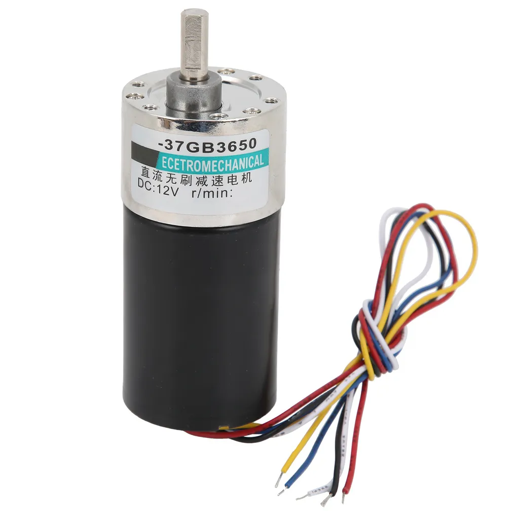 Moteur sans balais XD-37GB3650 DC 12V avec réducteur de vitesse précis