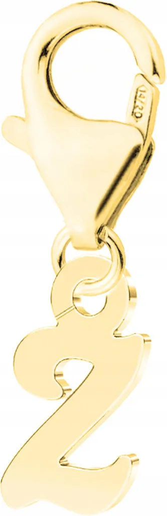 Ciondolo Lettera Z Oro e Argento 925 - Iniziale Personalizzata Elegante - 1
