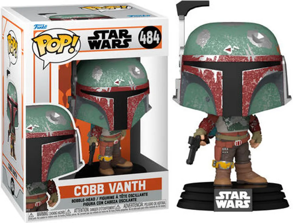 Figurine Pop Star Wars Cobb Vanth 484 authentique contre les copies