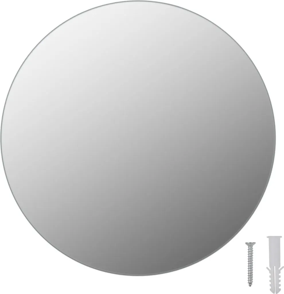 Specchio da Parete Rotondo 30cm Frameless: Design Minimal per Interni