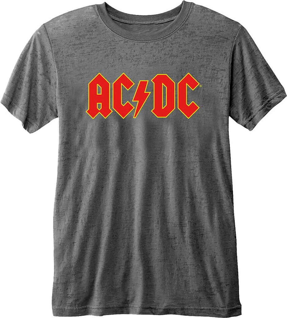 AC/DC - T-Shirt Logo für Herren/Damen Uni RO682 (L) (Anthrazit)