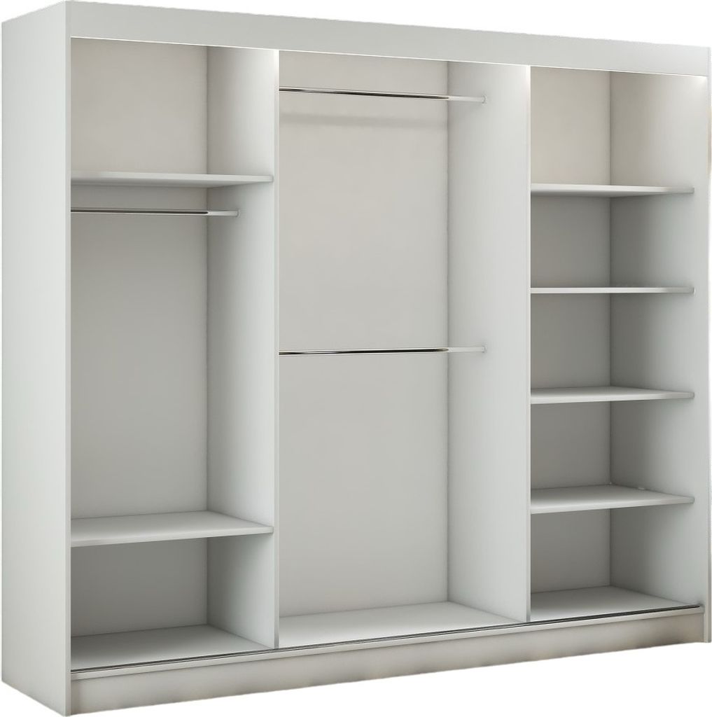 Kleiderschrank Lili mit Lamellen 250 cm inklusive 3 Produktbild 3