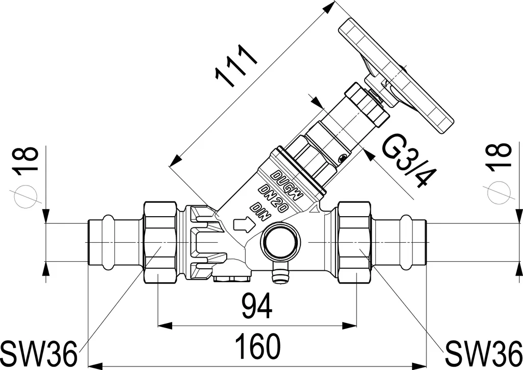 Valvola KFR JS DN20 Press18: Zero Perdite, Massima Efficienza Multi-Press - 2