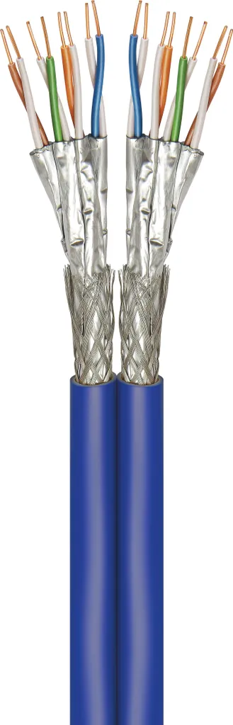 Câble réseau anti-interférence CAT 7A+ Goobay 91896 duplex 100 m