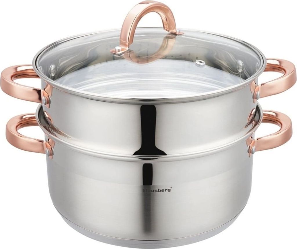 Klausberg KB 7734 Napařovač, 24 cm, 5 litrů, 3 díly, Obrázek produktu 