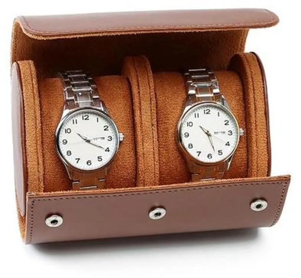 Écrin à montre individuelle pour homme - Boîtier de luxe noir et velours