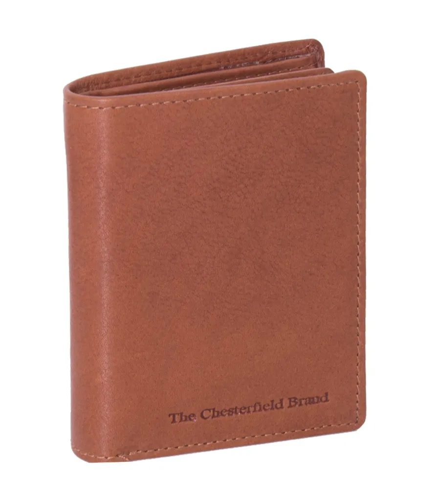 Grand Portefeuille Hereford en Cuir Brun Cognac - Organisation Optimale