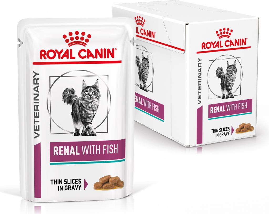 Royal Canin Renal mit Fish 48x85 g | Nierenfunktion bei Katzen