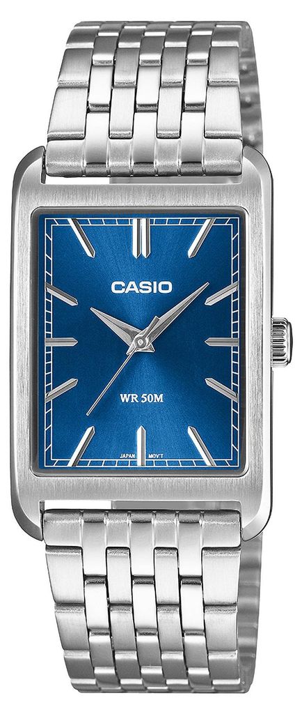 Casio Armbanduhr MTP-B215D-2AVER analog Edelstahl blau Produktbild 