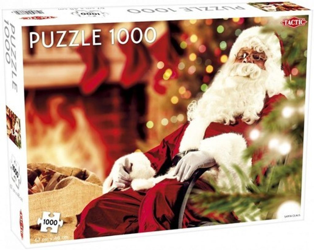 Puzzle 1000 elementów Mikołaj w swoim domu