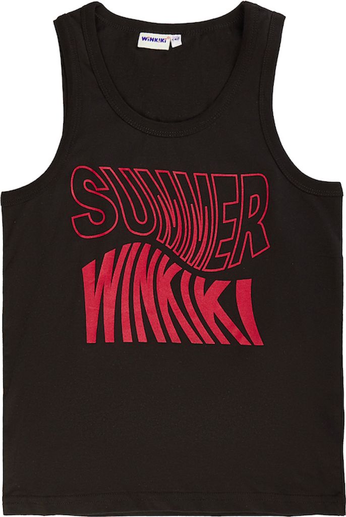 Jungen Tanktop Summer - Schwarz - 146