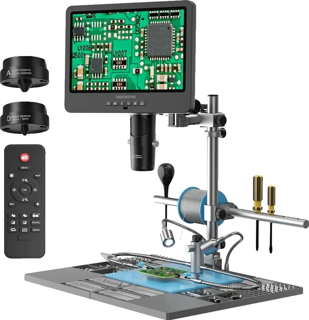 Microscope numérique 2000x pour électronique et étude de spécimens HD