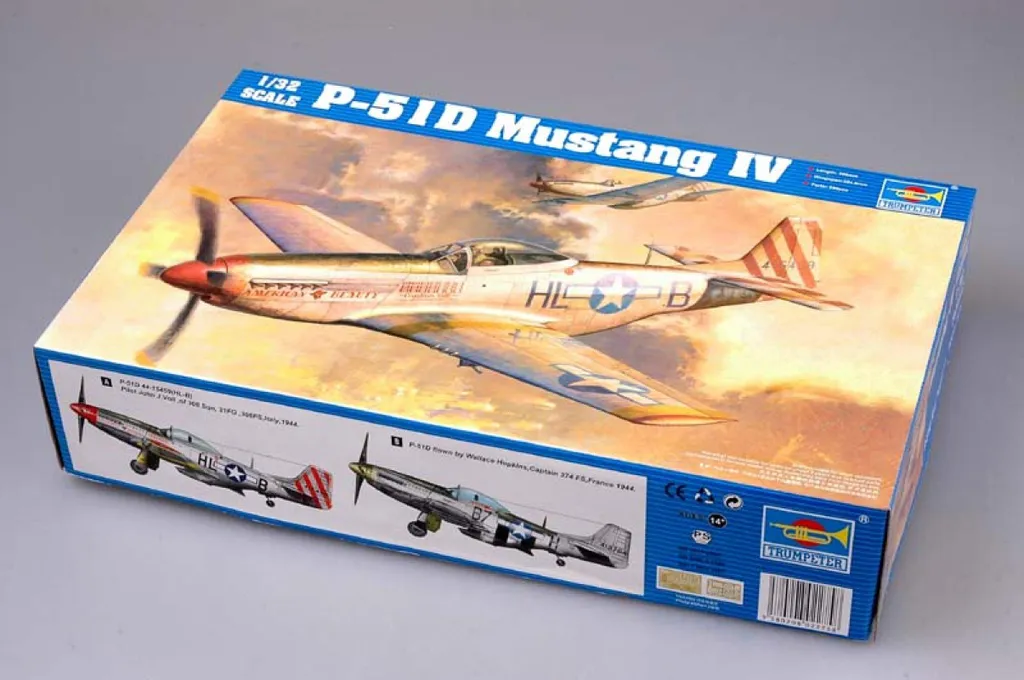 Kit de Construction Avion de Chasse P-51D Mustang Échelle 1/32 Historique