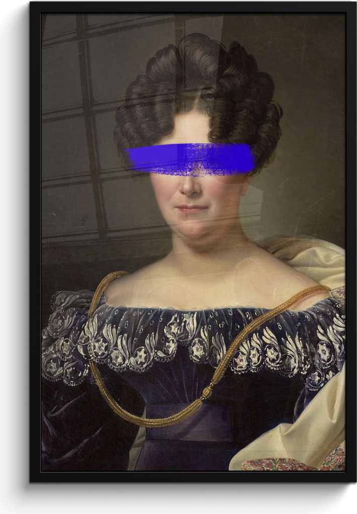 MuchoWow MuchoWow Gerahmtes Poster Johanna Henriette Engelen - Dubois Drahonet - Gemälde 60x90 cm - Poster mit zchwarzem Bilderrahmen - Kunst