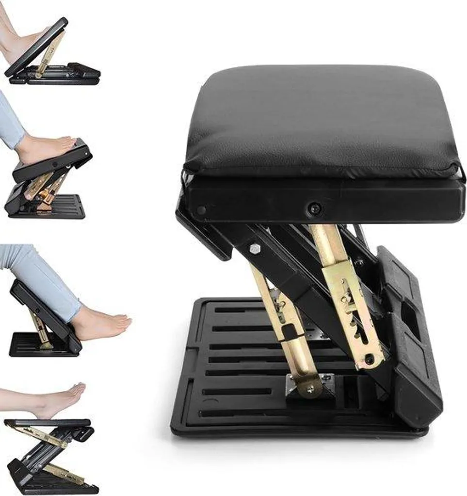 Repose-pieds en mousse souple avec base antidérapante pour détente du dos