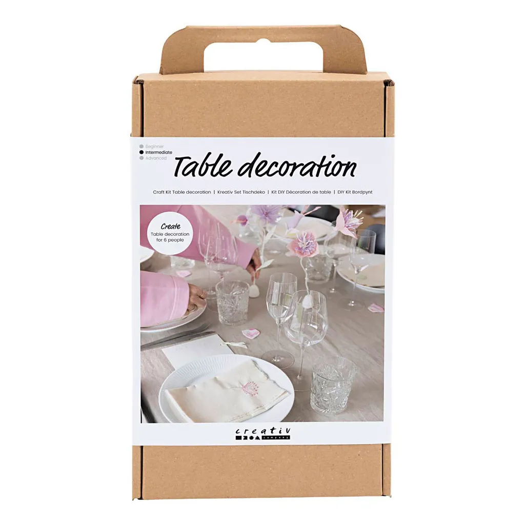 Set décoration de table pastel idéal pour anniversaire et fête de famille