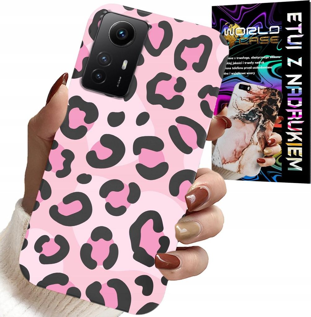 Fall Für Xiaomi Note 12S 4G - Rosa Leopard Druck Panther Feminine Designs