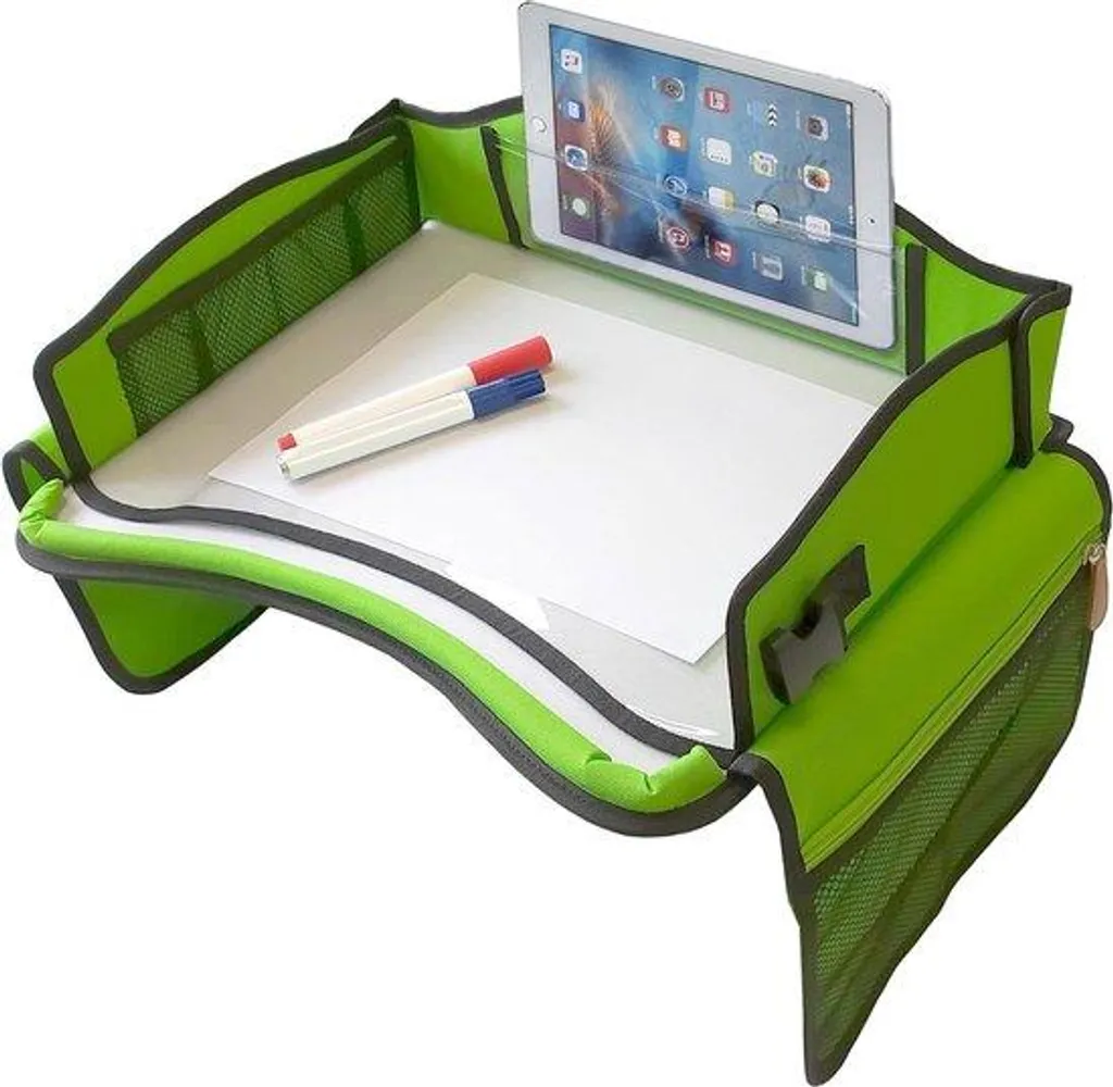 Table de voyage pour occuper les enfants en voiture - Modèle vert Pro