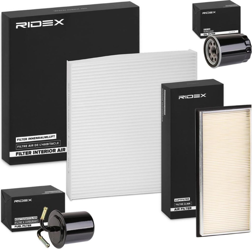 RIDEX Filterset Inspektionspaket Filtersatz für SUBARU FORESTER (SG)