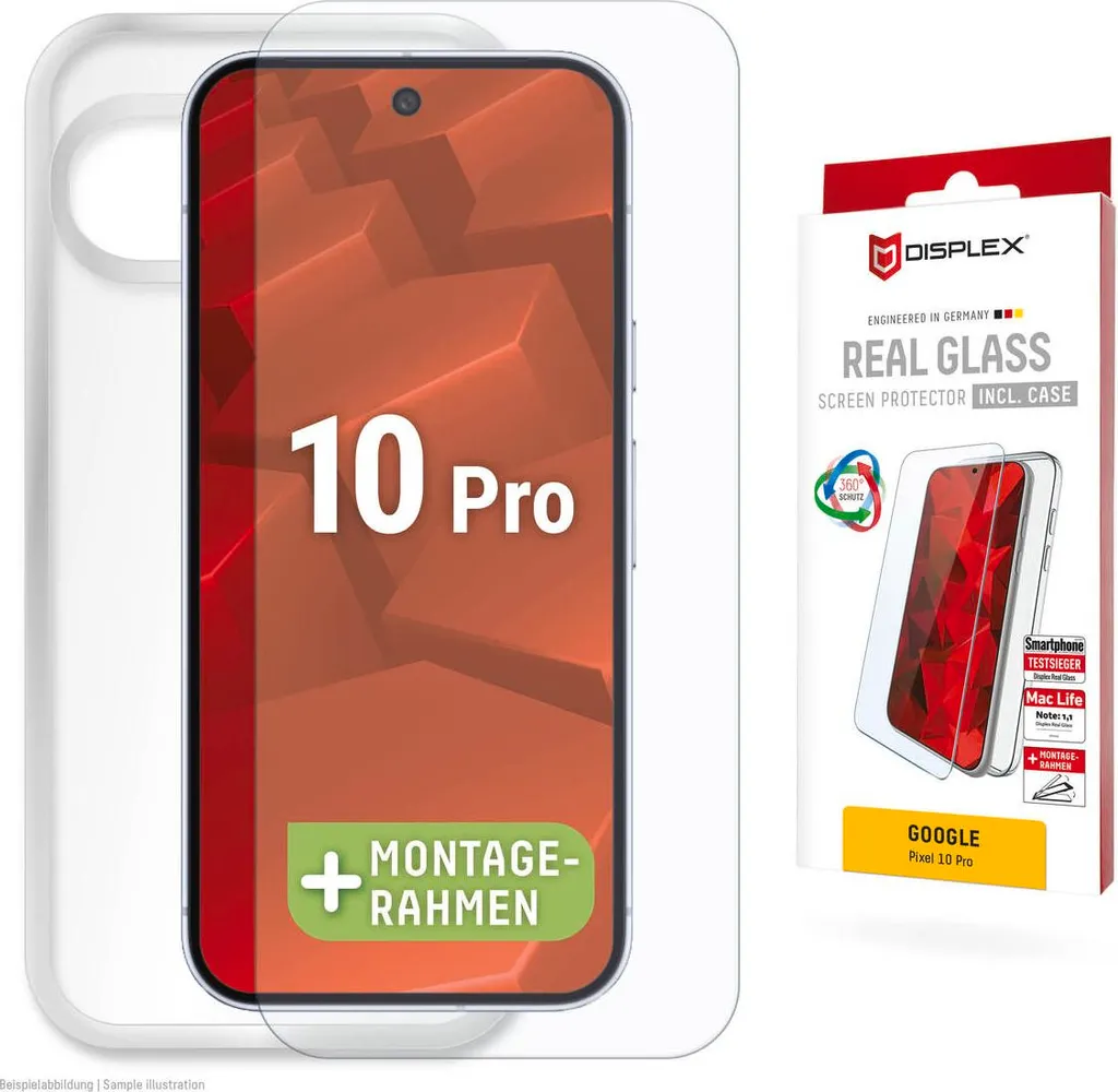 Displex Real Glass + Custodia: Protezione Display 10H e Cover Anti-Urti