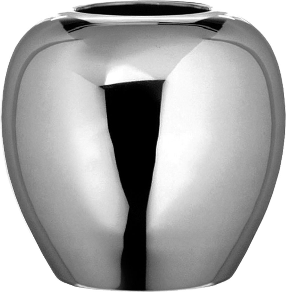 Fink Vase LOSONE DH 25x25 cm silber Blumenvase Blumengefäß